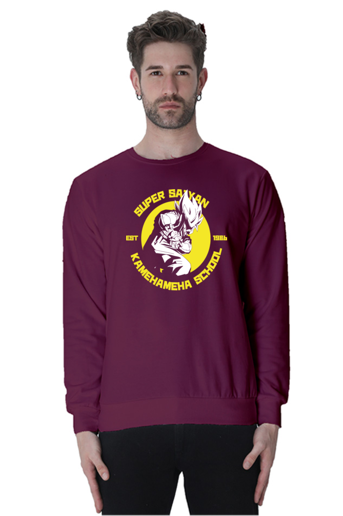 STYLUSTURE ~ Dragon Ball Super Saiyan Kamehameha School (Sweatshirt)