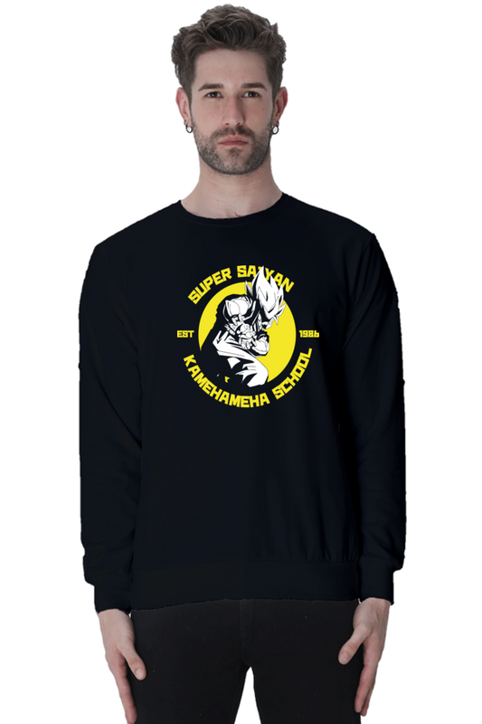 STYLUSTURE ~ Dragon Ball Super Saiyan Kamehameha School (Sweatshirt)