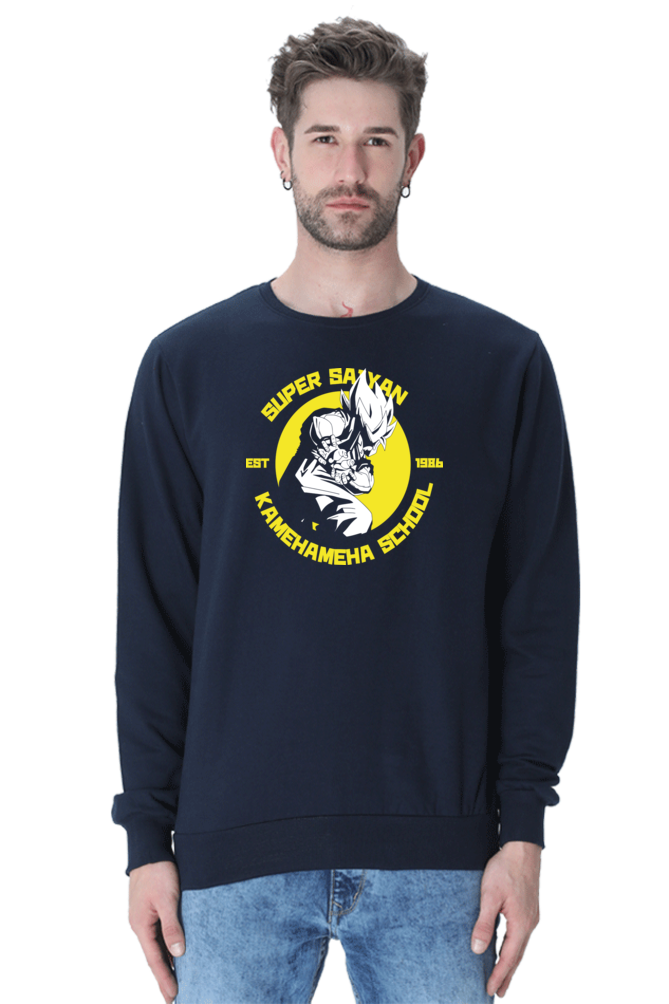 STYLUSTURE ~ Dragon Ball Super Saiyan Kamehameha School (Sweatshirt)